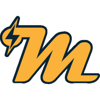 M Letter Lightning Sticker