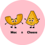 Mac And Cheese Characters Sticker