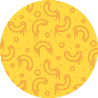 Mac And Cheese Seamless Sticker