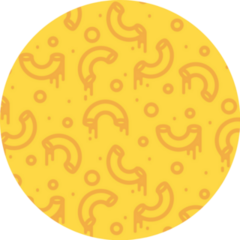Mac And Cheese Seamless Sticker