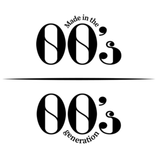 made In 00s/ 00s Generation Lettering Sticker