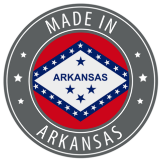 Made In Arkansas Icon Round Sticker