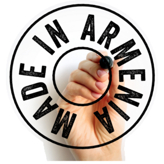 Made In Armenia Concept Sticker