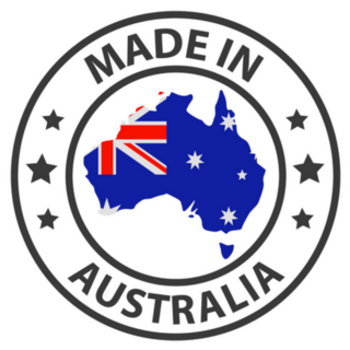 Made In Australia Icon With Country Sticker