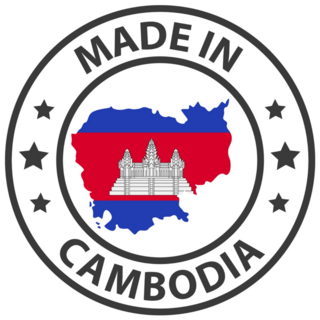 Made In Cambodia Icon Sticker