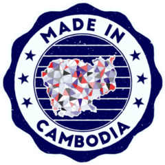 Made In Cambodia Sticker