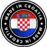 Made In Croatia Text Emblem Sticker