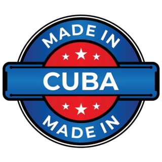 Made In Cuba Button Sticker