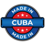 Made In Cuba Button Sticker