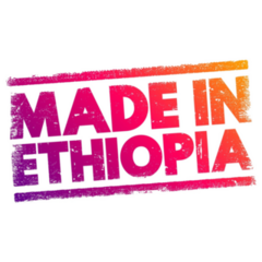 Made In Ethiopia Gradient Sticker