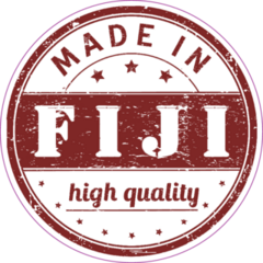 Made In Fiji, High Quality Sticker