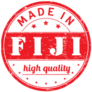Made In Fiji Rubber Stamp Sticker