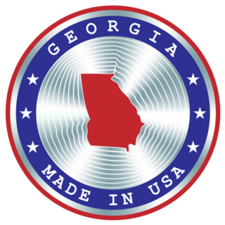 Made In Georgia Usa Seal Sticker