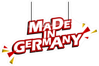 Made In Germany Sign Sticker