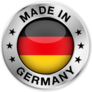 Made In Germany Silver Badge Sticker