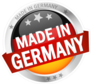 Made In Germany Silver Button Sticker