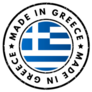 Made In Greece Text Emblem Sticker