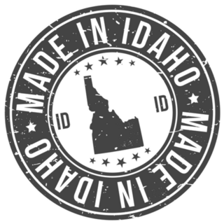 Made In Idaho Map State Sticker