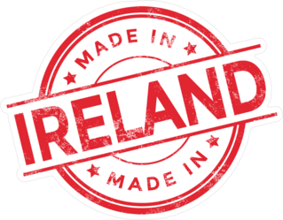 Made In Ireland Red Stamp