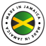 Made In Jamaica Circle Text Sticker