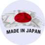 Made In Japan Handwritten Brush Flag Sticker