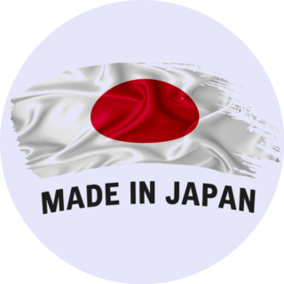 Made In Japan Handwritten Brush Flag Sticker