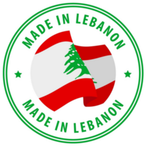Made In Lebanon Stamp Sticker
