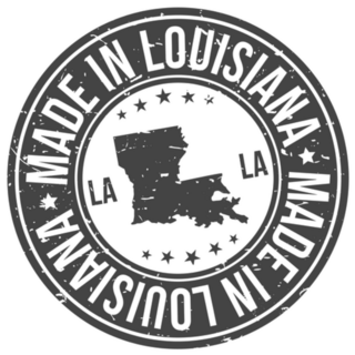 Made In Louisiana State Usa Sticker