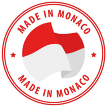 Made In Monaco Stamp Sticker Sticker