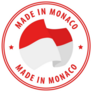 Made In Monaco Stamp Sticker Sticker