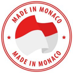 Made In Monaco Stamp Sticker Sticker