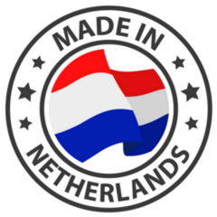 Made In Netherlands Flag Sticker
