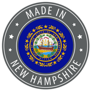 Made In New Hampshire Icon Sticker