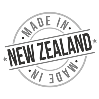 Made In New Zealand Lettering Logo Sticker 