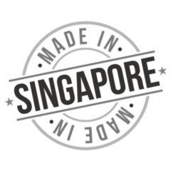 Made In Singapore Stamp Sticker