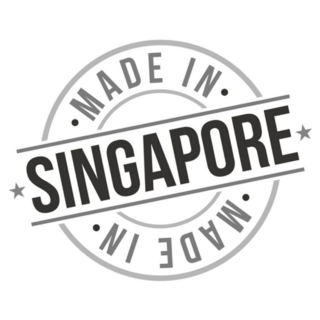 Made In Singapore Stamp Sticker