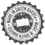 Made In South Dakota Made Map Sticker