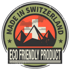 Made In Switzerland, Eco Friendly Sticker