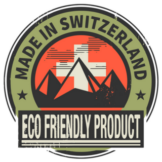 Made In Switzerland, Eco Friendly Sticker