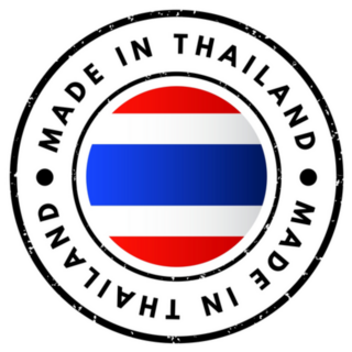 Made In Thailand Text Emblem Stamp Sticker