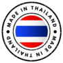 Made In Thailand Text Emblem Stamp Sticker