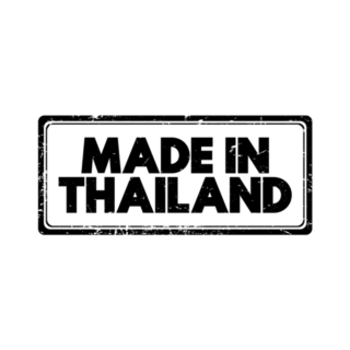 Made In Thailand Text Emblem Sticker