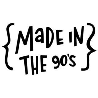 Made In The 90s Lettering Sticker
