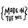 Made In The 90s Lettering Sticker