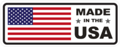 Made In USA Flag Rectangle Sticker