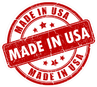 Made In USA Stamp Sticker