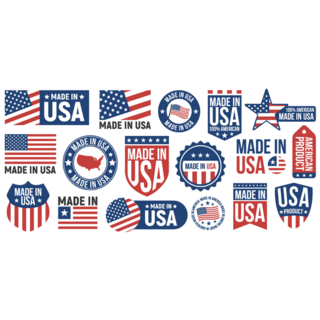 Made In Usa Sticker Sheet