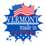 Made In Vermont, United States Label Illustration Sticker