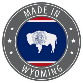 Made In Wyoming Icon Sticker