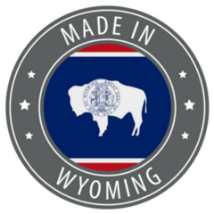 Made In Wyoming Icon Sticker